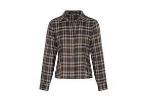Blouse Tamila Brown/blue check