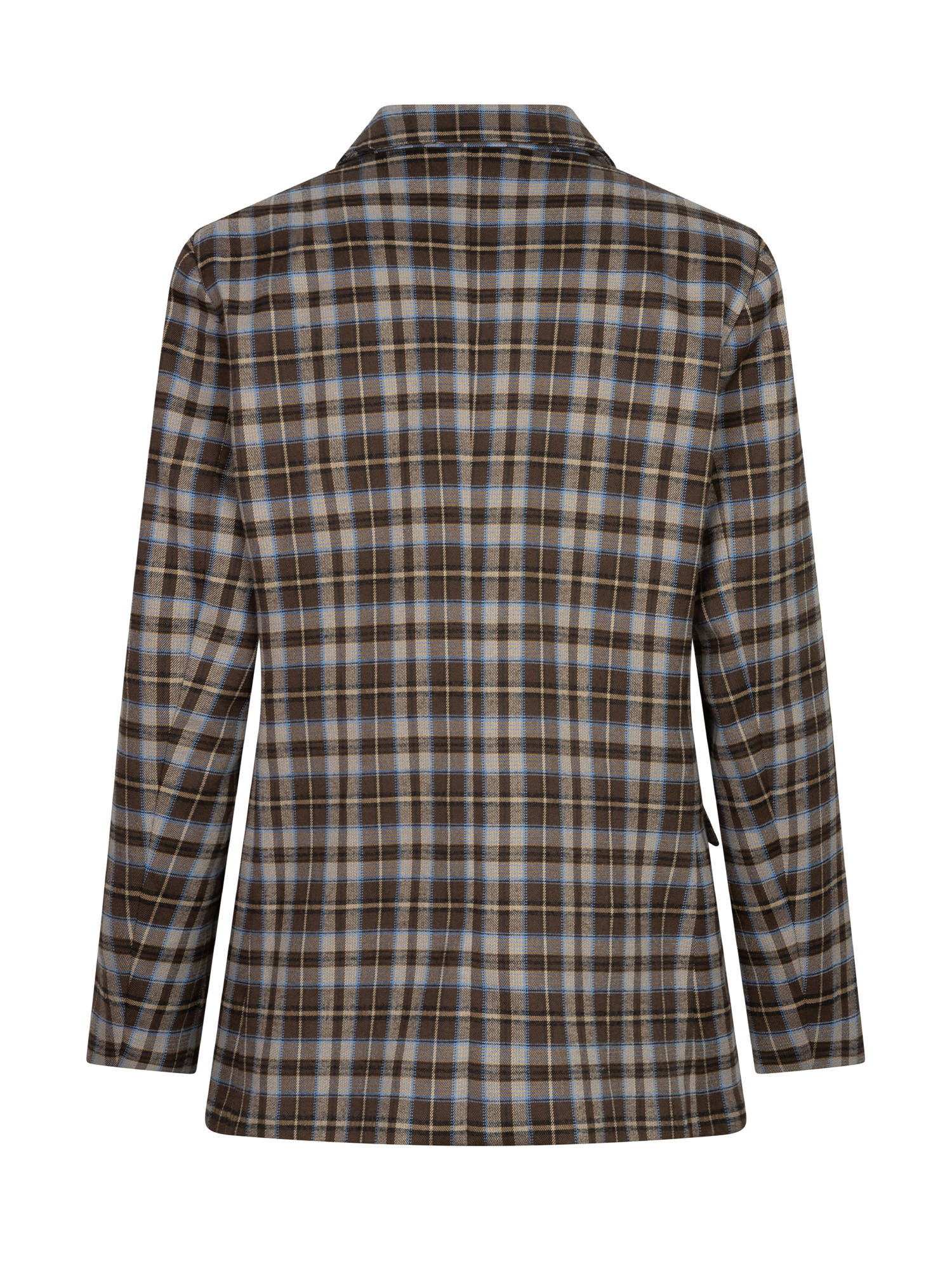 Blazer Novalee Brown/blue check