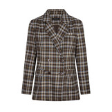 Blazer Novalee Brown/blue check