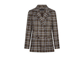 Blazer Novalee Brown/blue check