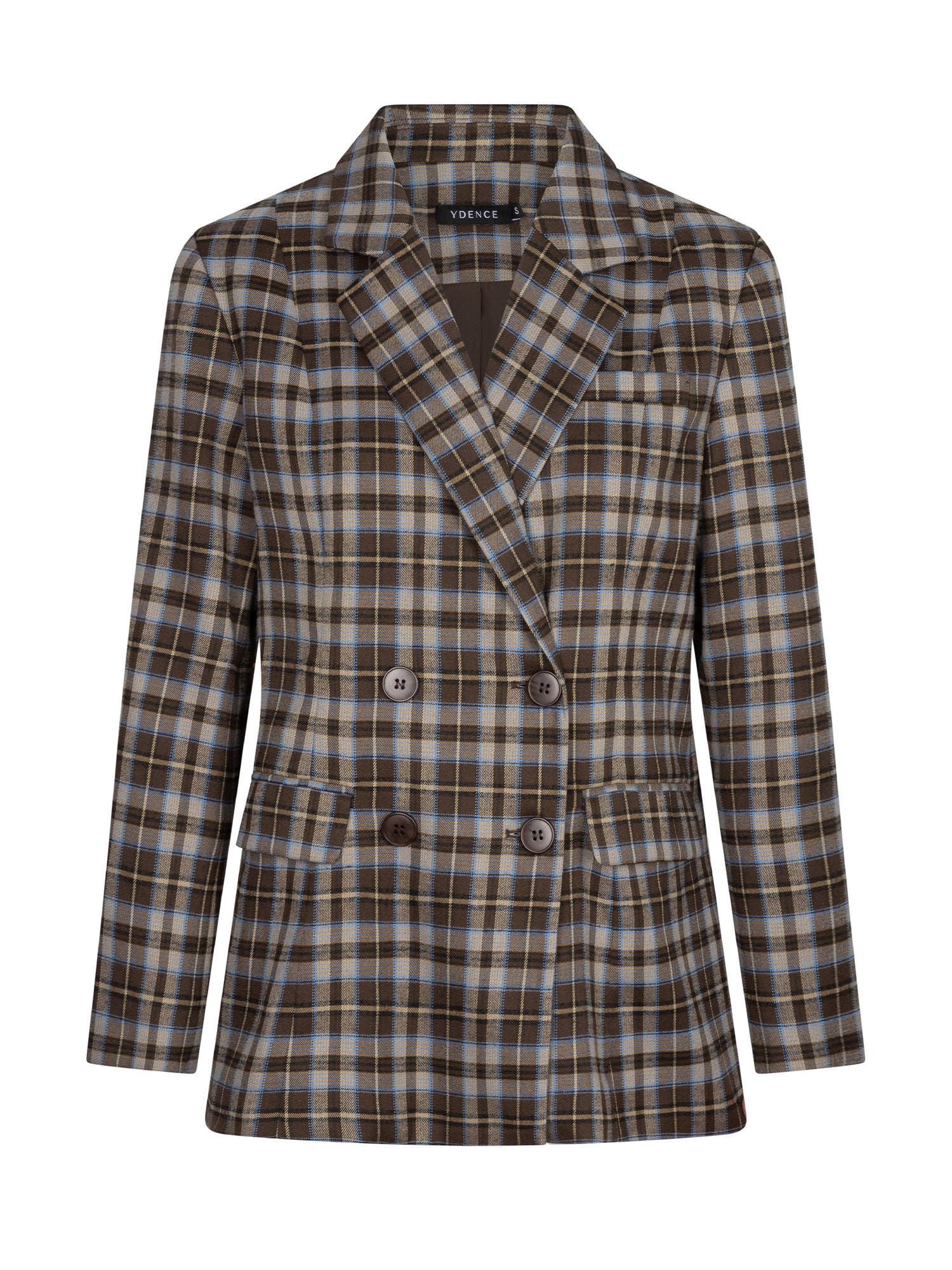 Blazer Novalee Brown/blue check