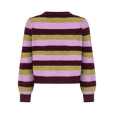 Knitted sweater Aurora Aubergine