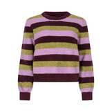 Knitted sweater Aurora Aubergine
