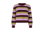 Knitted sweater Aurora Aubergine