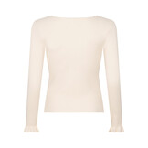 Knitted top Charlotte Ecru