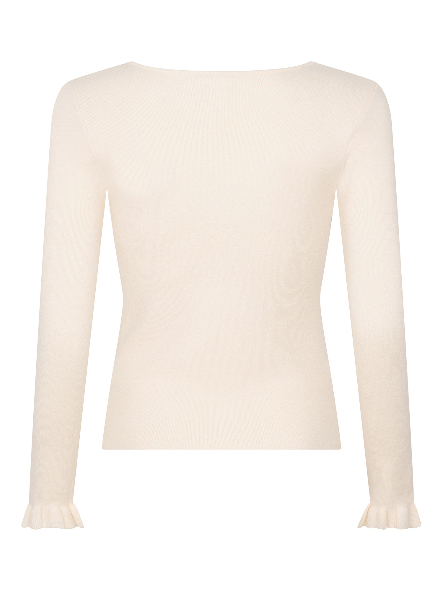 Knitted top Charlotte Ecru