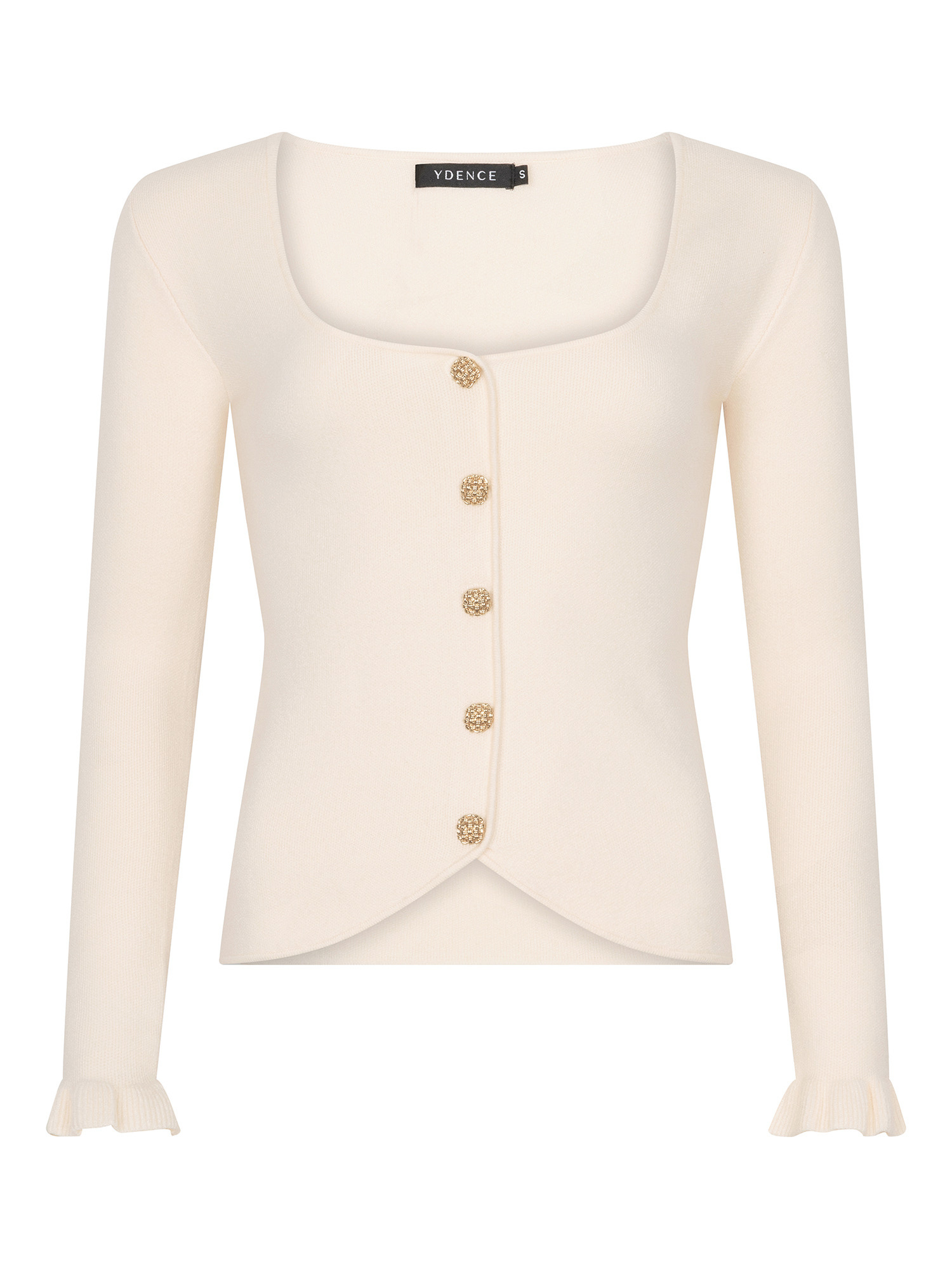 Knitted top Charlotte Ecru