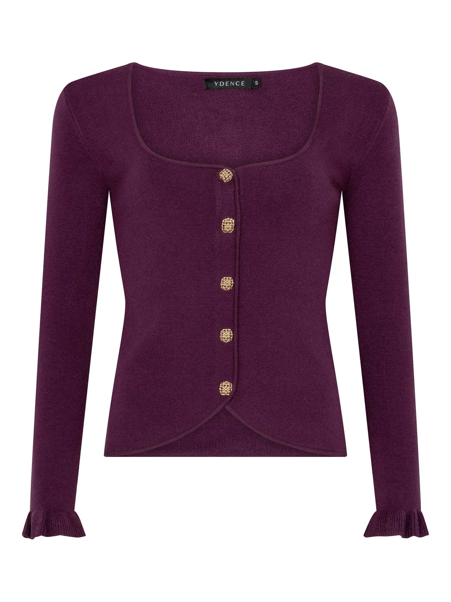 Knitted top Charlotte Plum