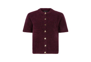 Cardigan Kitty Aubergine
