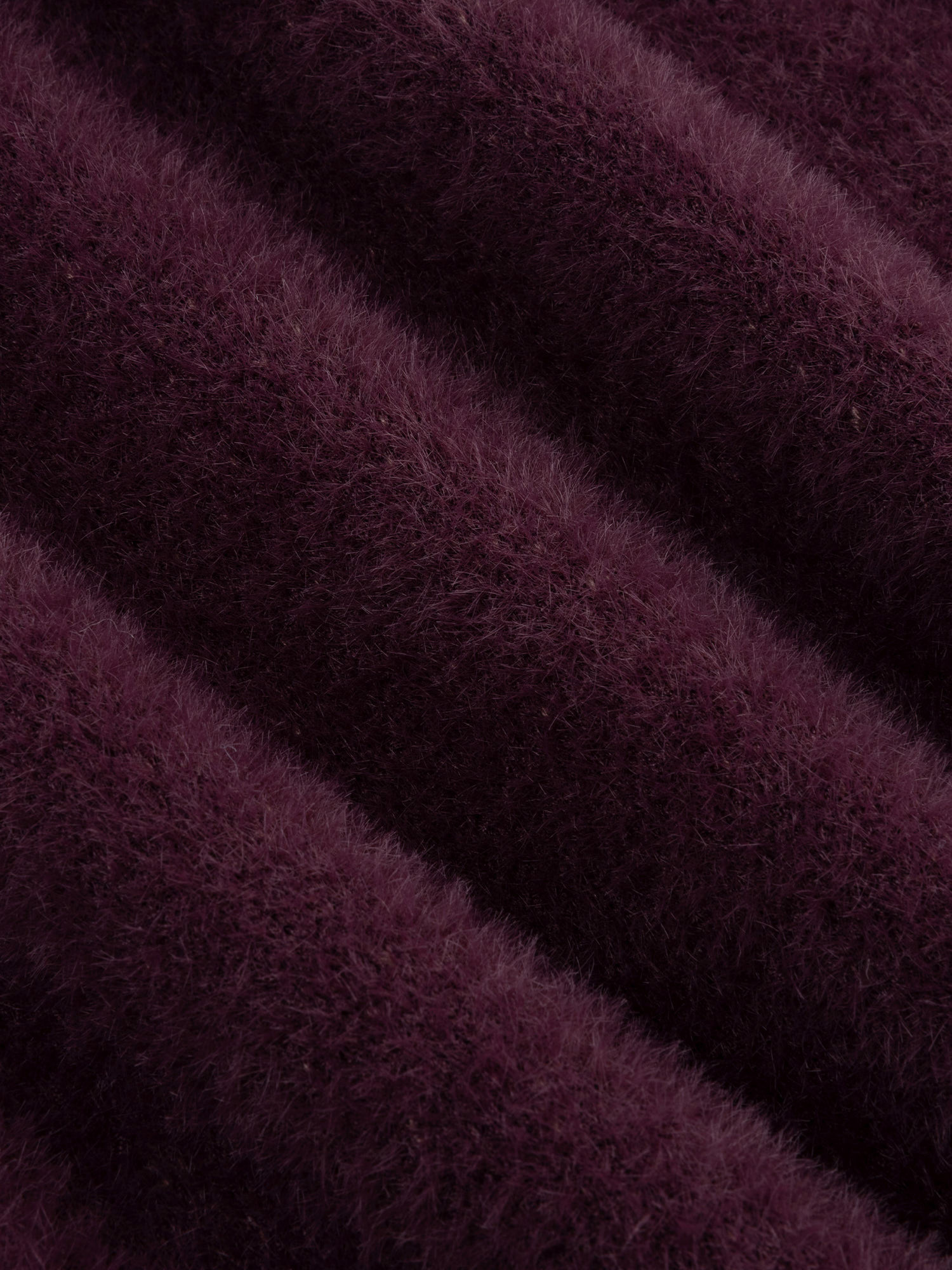 Knitted top Mary Aubergine
