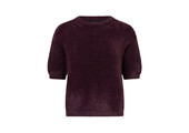 Knitted top Mary Aubergine