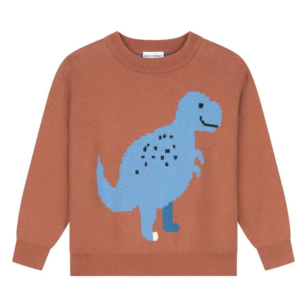 Dino Roar Knitted Sweater