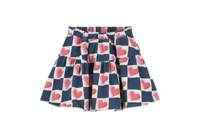 Lucky Heart Skirt Soft Blue