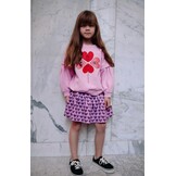SWEET HEARTS SKIRT PINK