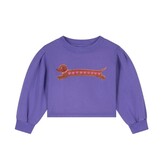 HEART DOG CROPPED SWEATER