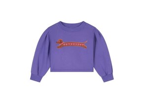 HEART DOG CROPPED SWEATER