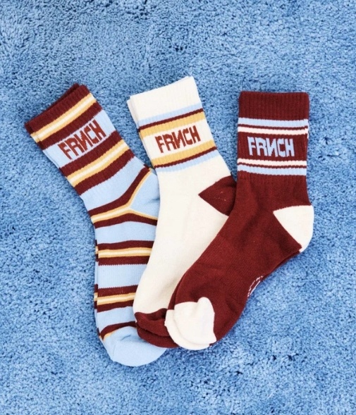 CHA26848 CHAUSSETTES BLEU CLAIR