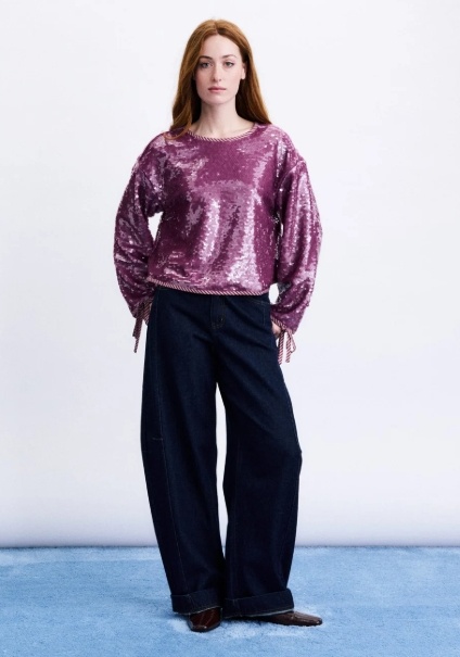 CHC26719 BLOUSE VIOLINE