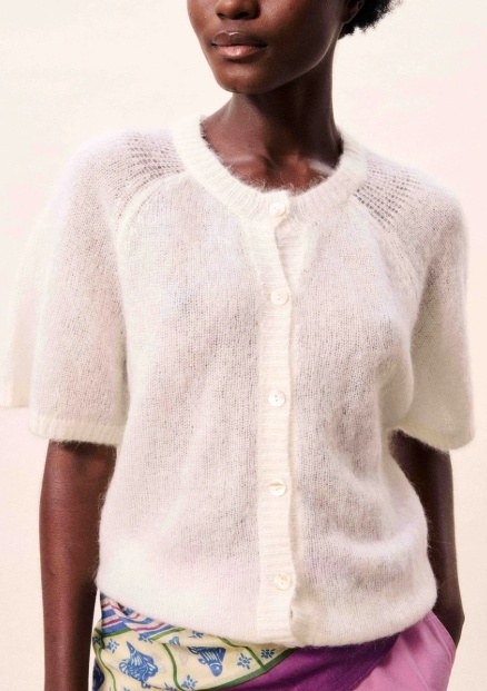 CHM26768 CARDIGAN CREME