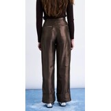 CHC26618 PANTALON MARRON GLACE