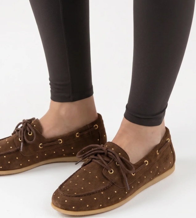 LATTY small studs Dark Brown