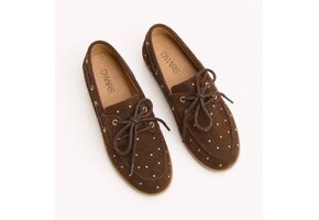LATTY small studs Dark Brown