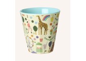 Melamine Cups with Mint Fun Fair Prints - Small - per stuk - 160 ml