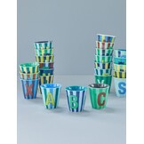 Melamine Stripes - Bluish Colors - Medium - 250 ml