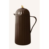 Thermo in Dark Brown with Gold Bird on Lid - 1 L