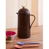 Thermo in Dark Brown with Gold Bird on Lid - 1 L