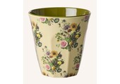 Melamine Cup with Retro Bouquet Print - Medium - 250 ml