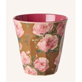 Melamine Cup with Floral Fiesta Rose Print - Medium - 250 ml