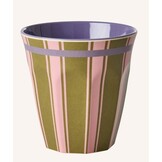 Melamine Cup with Stripe Delight Print - Medium - 250 ml