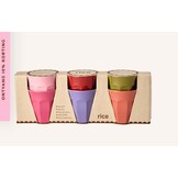Melamine Cups in Asst. Solid Colors - Medium - 6 Pack - 250 ml