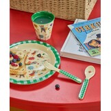 Melamine Cup with Hero Print - Medium - Green - 250 ml