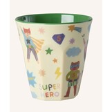 Melamine Cup with Hero Print - Medium - Green - 250 ml