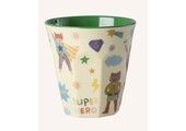 Melamine Cup with Hero Print - Medium - Green - 250 ml
