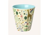 Melamine Cup with Mint Fun Fair Print - Medium - 250 ml