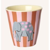 Melamine Cups with Pink Fun Fair Prints - Small - 6 Pack - 160 ml