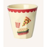 Melamine Cups with Mint Fun Fair Prints - Small - 6 Pack - 160 ml