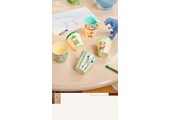 Melamine Cups with Mint Fun Fair Prints - Small - 6 Pack - 160 ml
