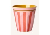 Melamine Cup with Organic Stripes Print - Medium - 250 ml
