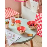 Melamine Cup with Pink Music Band Print - Medium - 250 ml