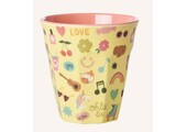 Melamine Cup with Unicorn Love Print - Medium - 250 ml