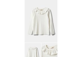 FALINAKB T-SHIRT LONGSLEEVE Snow white