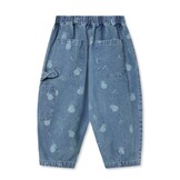 DON DENIM DUNA CARGO PANT MEDIUM BLUE AOP