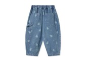 DON DENIM DUNA CARGO PANT MEDIUM BLUE AOP