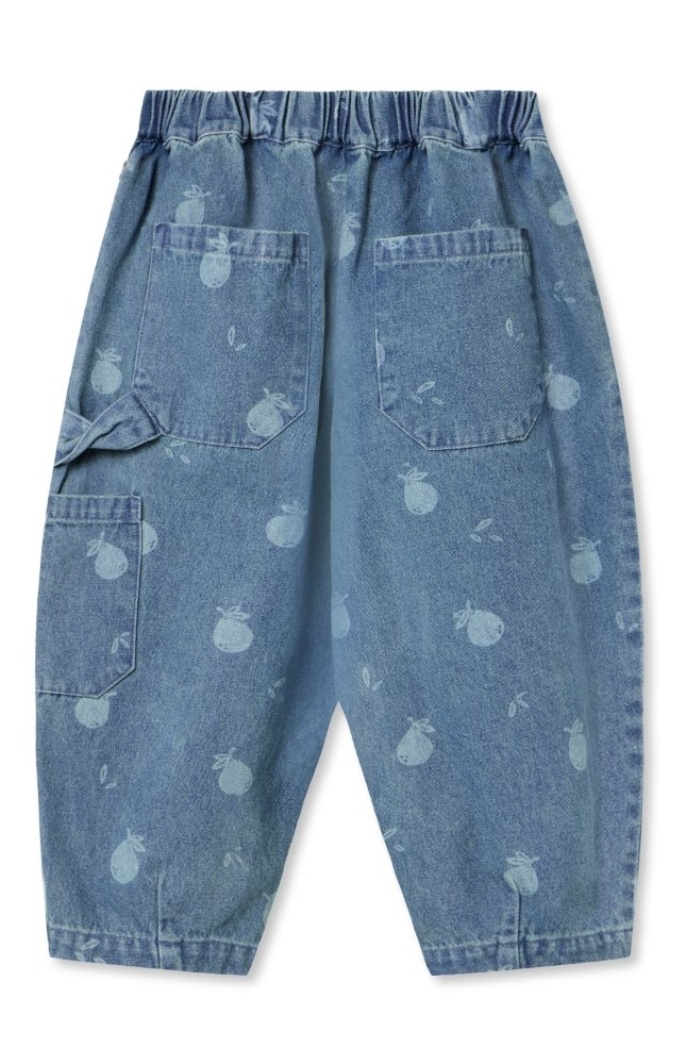 DON DENIM DUNA CARGO PANT MEDIUM BLUE AOP