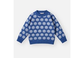 BON CASHMERE EMOJI PULLOVER INSIGNIA BLUE