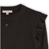 FAME O-NECK BLOUSE COFFEE BEAN